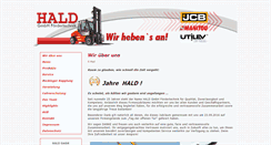 Desktop Screenshot of hald-hettstedt.de